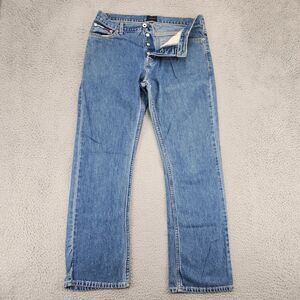 Tommy Hilfiger Jeans Womens 11/30 Blue Button‎ Fly Vintage 90s Mom Classic Denim
